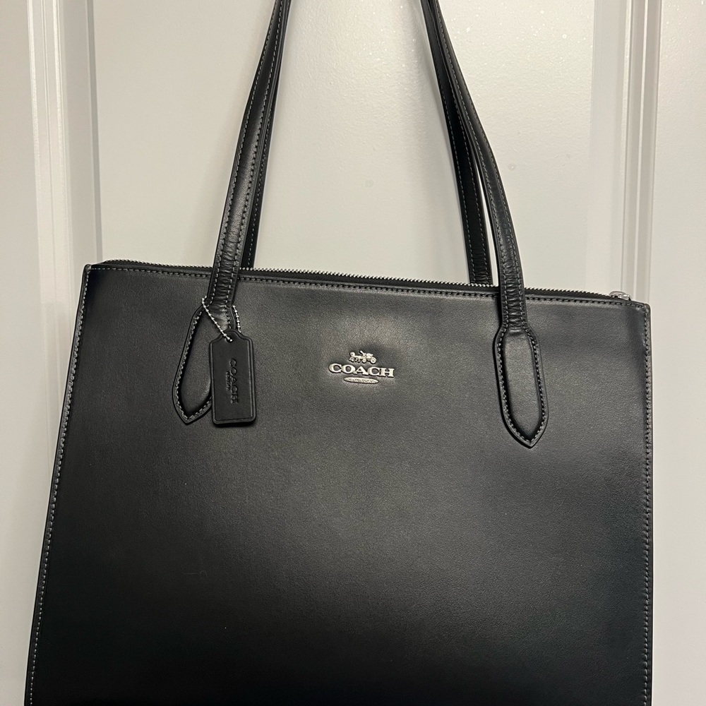 Coach Nina tote Elegant Black Tote Bag